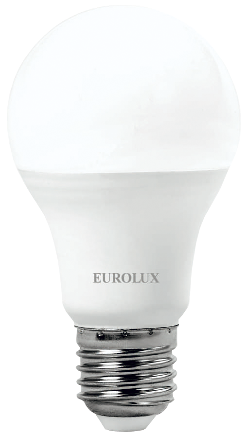 картинка Лампа светодиодная LL-E-A60-15W-230-6K-E27 (груша, 15Вт, холод., Е27) Eurolux магазина Мастер Дом