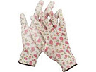 картинка Перчатки GRINDA садовые прозрачное PU покрытие,бело-розовые размер S магазина Мастер Дом
