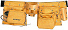 картинка Пояс для инструмента STAYER "МАСТЕР" кожаный 10 карманов, 2 подвески магазина Мастер Дом