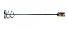 картинка Миксер "ВИХРЬ"   для красок и штукатурок, оцинк, 600х100мм магазина Мастер Дом