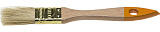 картинка Кисть плоская DEXX  ПРАКТИК  натуральная  щетина,деревян. ручка 25 мм магазина Мастер Дом