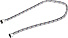 картинка Подводка гибкая ЗУБР для воды, оплетка из нержавеющей стали, г/г 1/2″ - 0,8м магазина Мастер Дом