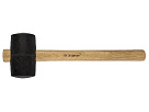 картинка Киянка резиновая ЗУБР МАСТЕР с деревянной ручкой 450г 65мм магазина Мастер Дом